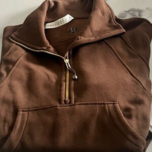 Lululemon Scuba Oversized Funnel Neck Half Zip *Gold Zipper NWT